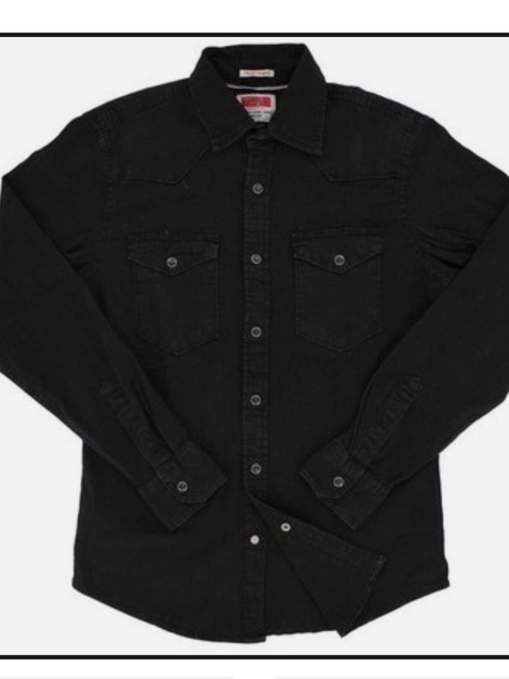 Wrangler Black Snap Front Shirt/Jacket